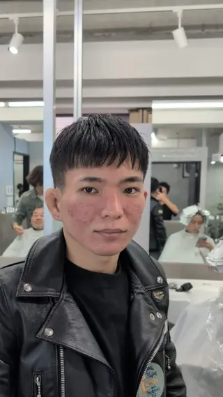 ショート メンズ パーマ特化 スタイリスト石田のヘアスタイル