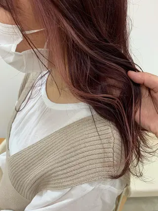 ミディアム カラー 暖色専門美容師🎀 お客様満足度◎のヘアスタイル