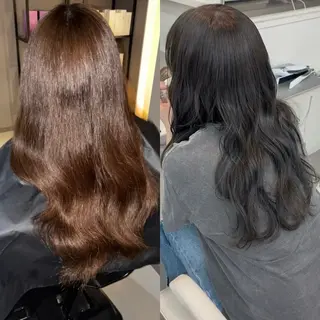 ロング カラー link by urban.所属・名古屋駅【透明感 カラー】hinanoのヘアスタイル