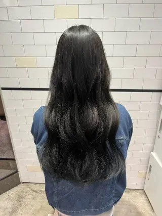 ロング カラー ぷつっとボブ/ ブリーチ/池袋ももなのヘアスタイル