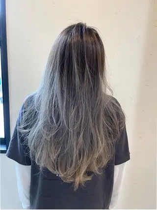 セミロング 🌹ハッシュカット、 レイヤー韓国ヘア🌹のヘアスタイル