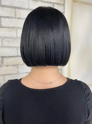 ミディアム パーマ ヘアアレンジ カラー ITbyALBUM 藤沢店のヘアスタイル