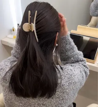 セミロング 暖色/girlyヘア /yumeka🩰のヘアスタイル