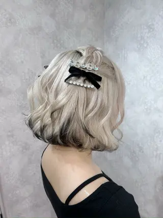 ミディアム カラー 💕ブリーチ/ヘアメ 🎀YUUKAのヘアスタイル