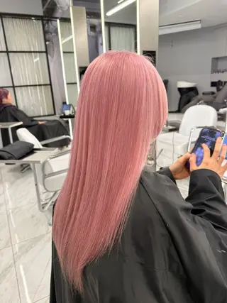 ロング カラー ハイトーンレイヤー 顔まわりSOTAのヘアスタイル