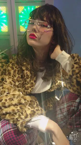 ロング パーマ ウルフカット／吉村 桃子のヘアスタイル