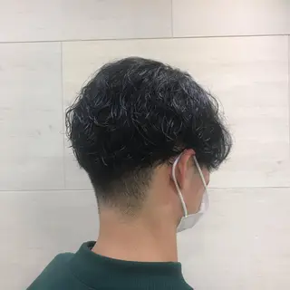 ショート カラー メンズ 茅ヶ崎パーマ特化/ スパイラル/ハルキのヘアスタイル