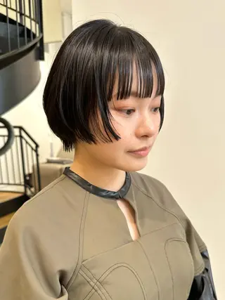 ショート sea by luvismけやき通り2号店所属・ボブ/ショート/ 縮毛矯正/岸本恭明のヘアスタイル