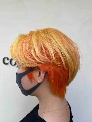 カラー ヘアメイクコル所属・中前 頼希のヘアスタイル