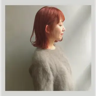 ミディアム カラー 当日予約大歓迎💗 依田瑞希のヘアスタイル