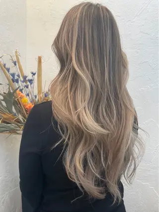 ロング カラー 新宿/髪質改善 艶カラー👶Renaのヘアスタイル
