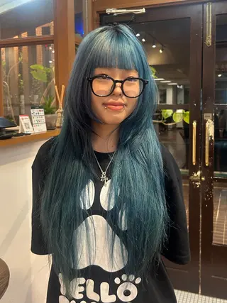 カラー ✩ジョウタロウ 艶カラーのヘアスタイル