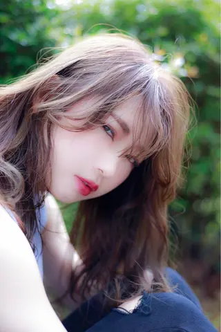 ロング カラー 永田 崇のヘアスタイル