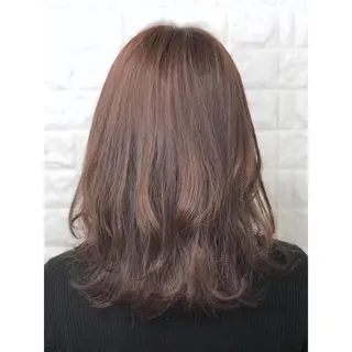 ミディアム カラー KIZU 髪質改善 怪談を語る美容師のヘアスタイル