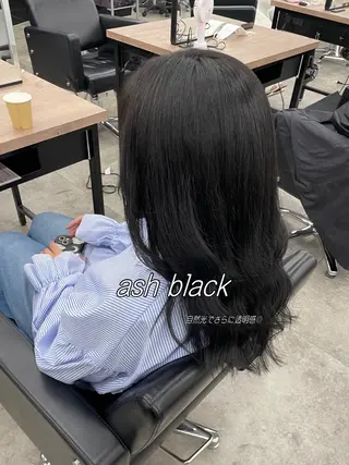 カラー 自然と惹かれる🪷 艶カラー/茉優♩のヘアスタイル