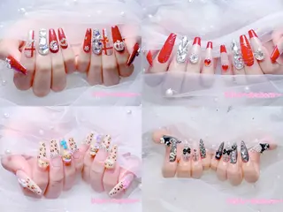 ロング りぼん Re:Bonrのネイルデザイン