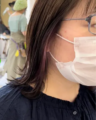 ミディアム メンズバレイヤージュ 斉藤春のヘアスタイル