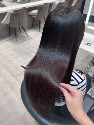 ロング カラー ロンドクラン所属・廣永 優芽のヘアスタイル