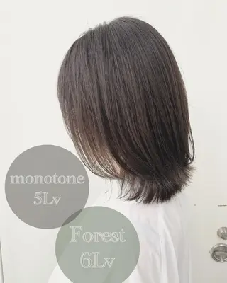 ミディアム カラー ヘアアレンジ Zina福岡天神🪞 髪質改善🪞レイヤーのヘアスタイル