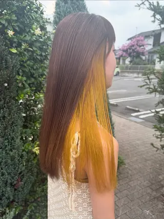 ロング カラー 原田 彩希のヘアスタイル