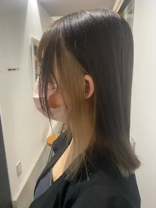 カラー inchelsea所属・宇野 鈴花のヘアスタイル