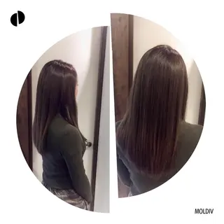 セミロング ロング カラー ✨縮毛矯正✨髪質改善 ナカシマ ユミのヘアスタイル