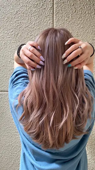 セミロング E N T E R所属・🌕髪質改善/透明感 @ENTER大名のヘアスタイル