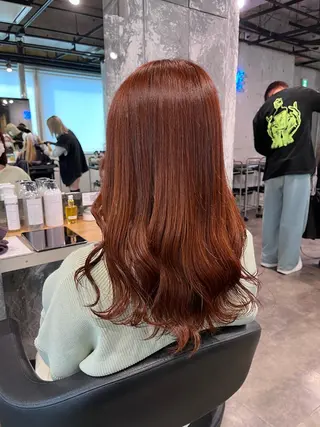 ロング I S所属・🌿透明感カラー‪ 縮毛矯正✨かずきのヘアスタイル