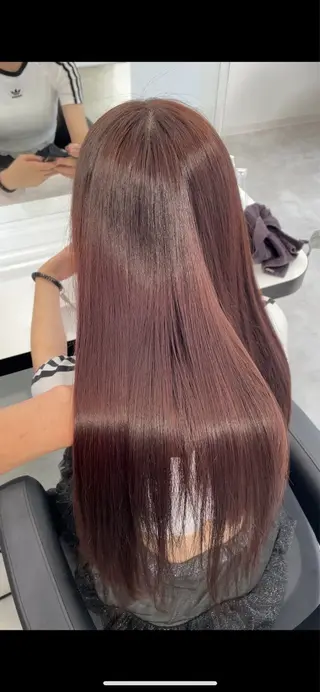 ロング カラー エフェクトブリーチ／ レイヤーカット／翔のヘアスタイル