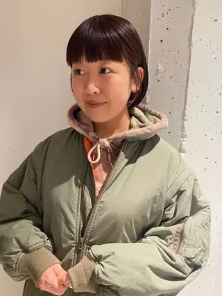 ショート カラー 前田 海耀のヘアスタイル