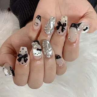 ネイル 🎀nana🫧 ワンホンネイル🎀のネイルデザイン