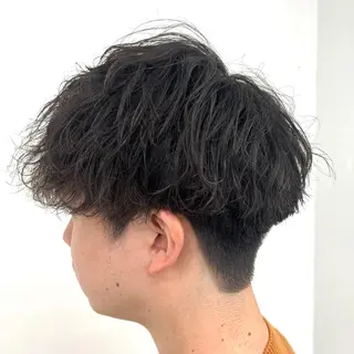 ショート パーマ メンズ 柏メンズカットパーマ NO.1タイチのヘアスタイル