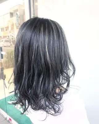 ミディアム 『Ash久が原MG』 水野 翼のヘアスタイル