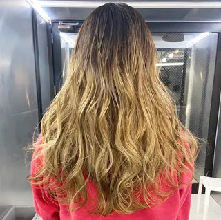 セミロング カラー ヘアアレンジ ハイトーン/美髪矯正 🍃大江拓実のヘアスタイル