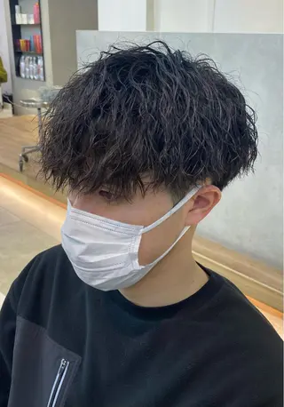 パーマ メンズ 新宿【メンズパーマ】 塩澤太一のヘアスタイル