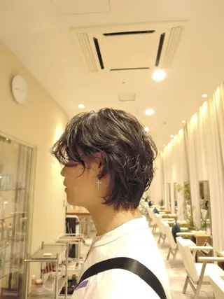 ショート Heaka AVEDA所属・えしま けんたのヘアスタイル