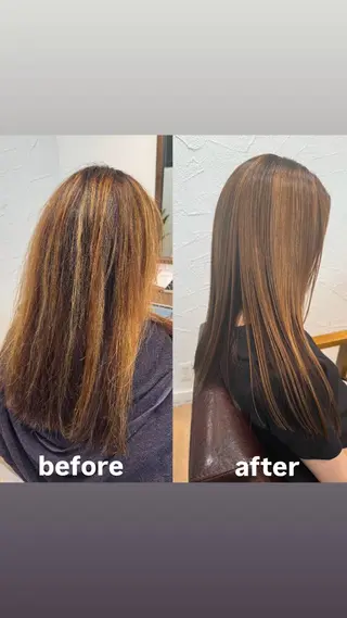 ロング haru所属・ha✄﻿ru / suzukaのヘアスタイル