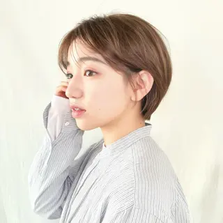 ショート カラー パーマ ショートボブ縮毛矯正 髪質改善のプロ山道潤のヘアスタイル