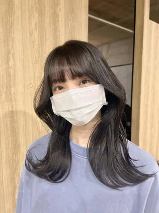 ロング カラー 韓国レイヤー/ 顔周り💕田中将吾のヘアスタイル