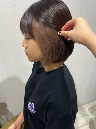 カラー 本田 歩のヘアスタイル