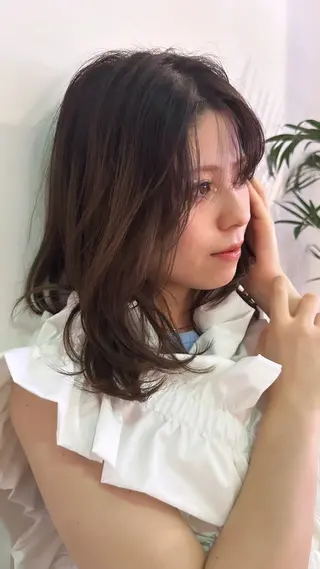 ヘアアレンジ 透明感カラー/暖色 木村 実来のヘアスタイル