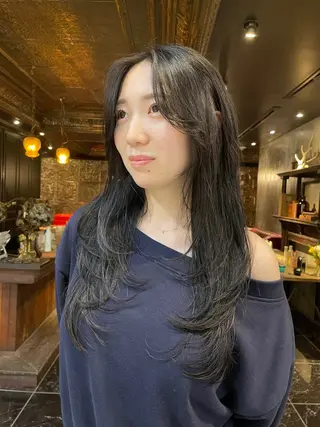 ロング ルカ/ ニュアンスヘアのヘアスタイル