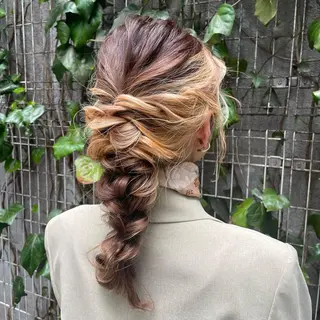 ロング 韓国風パーマ/ヘア セット/店長みづきのヘアスタイル