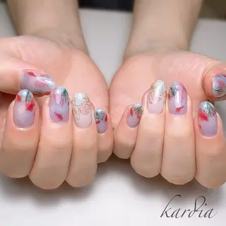 ネイル καρδιά -ｶﾙﾃﾞｨｱ-のネイルデザイン