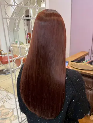 ロング カラー 梓真💐 ツヤ髪　渋谷のヘアスタイル