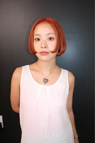 ショート カラー ヘアアレンジ @kyoniyy KYONIのヘアスタイル