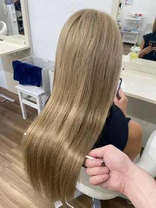 ロング ヘアアレンジ GLOSS 心斎橋 山上のヘアスタイル