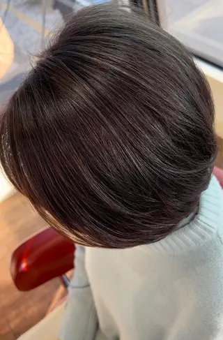 ミディアム カラー 脱白髪染め専門　清水 和馬のヘアスタイル