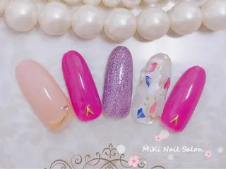 ネイル MiKi Nai池袋 長さだし得意のネイルデザイン
