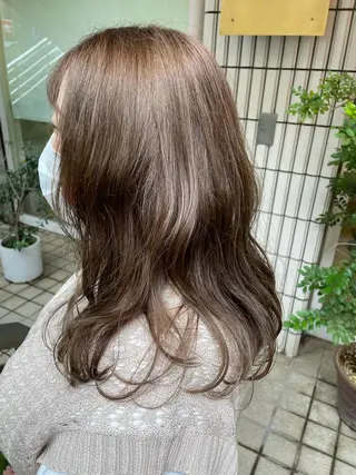 ロング カラー ヘアアレンジ 艶カラー🌙縮毛矯正 /ボブ【Reina】のヘアスタイル